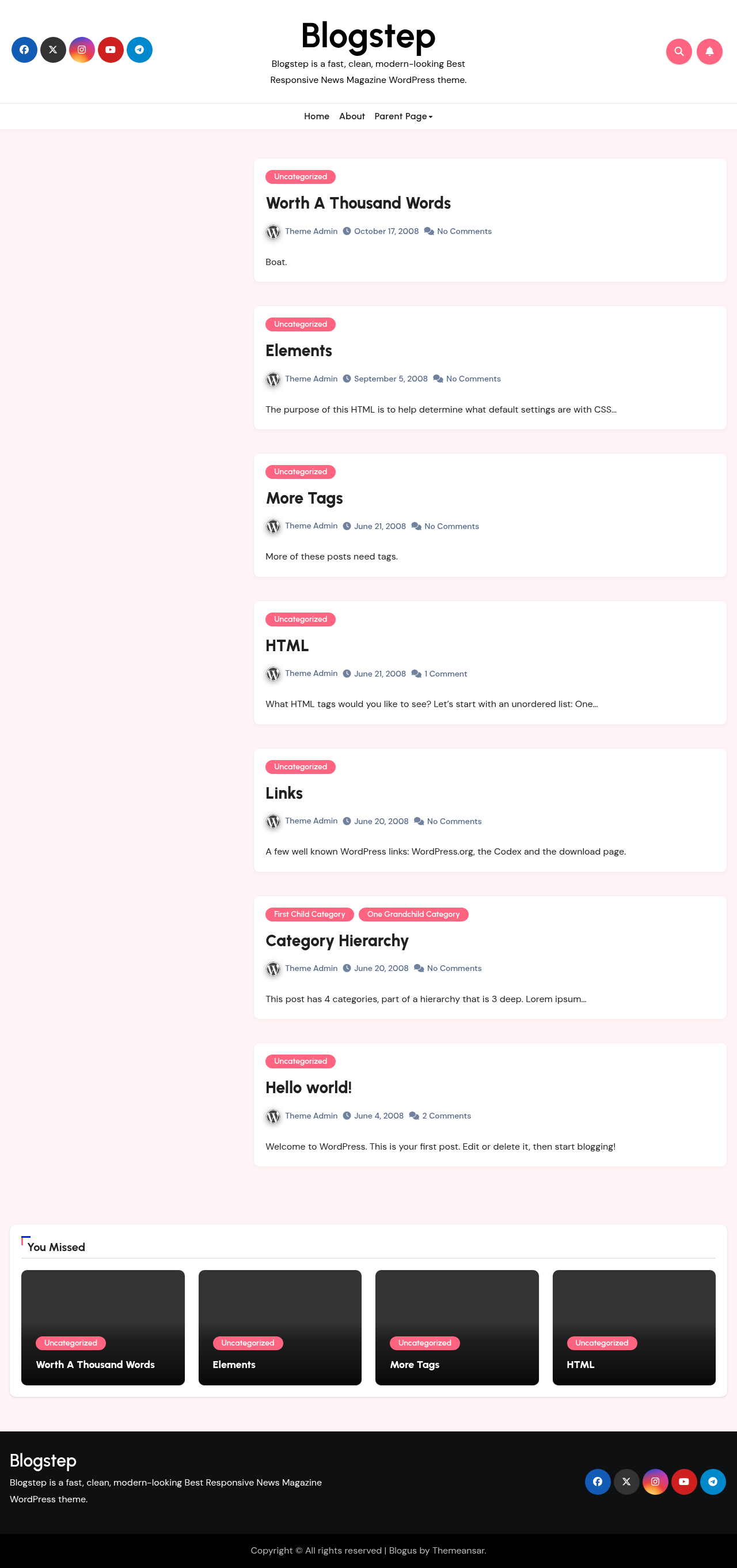 Десктоп (ниже) — Blogstep