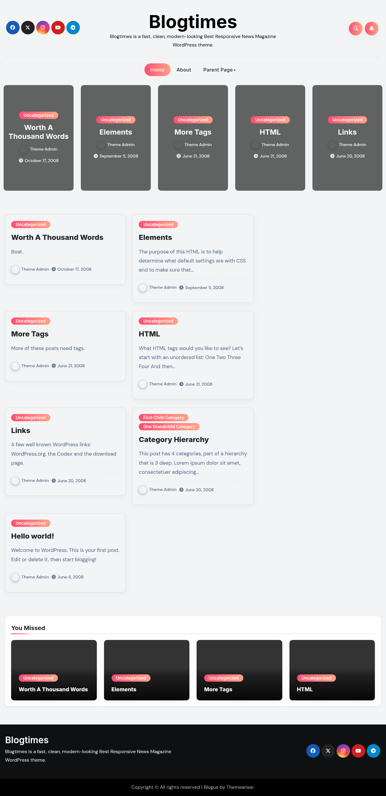 Десктоп (ниже) — Blogtimes
