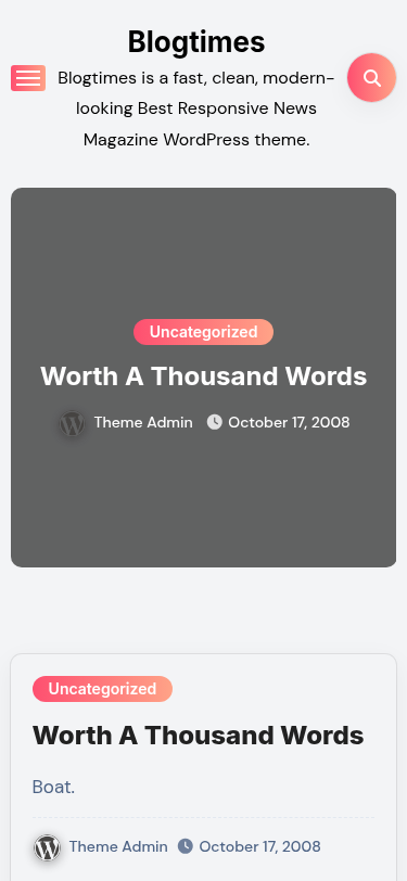 Мобильный вид — Blogtimes