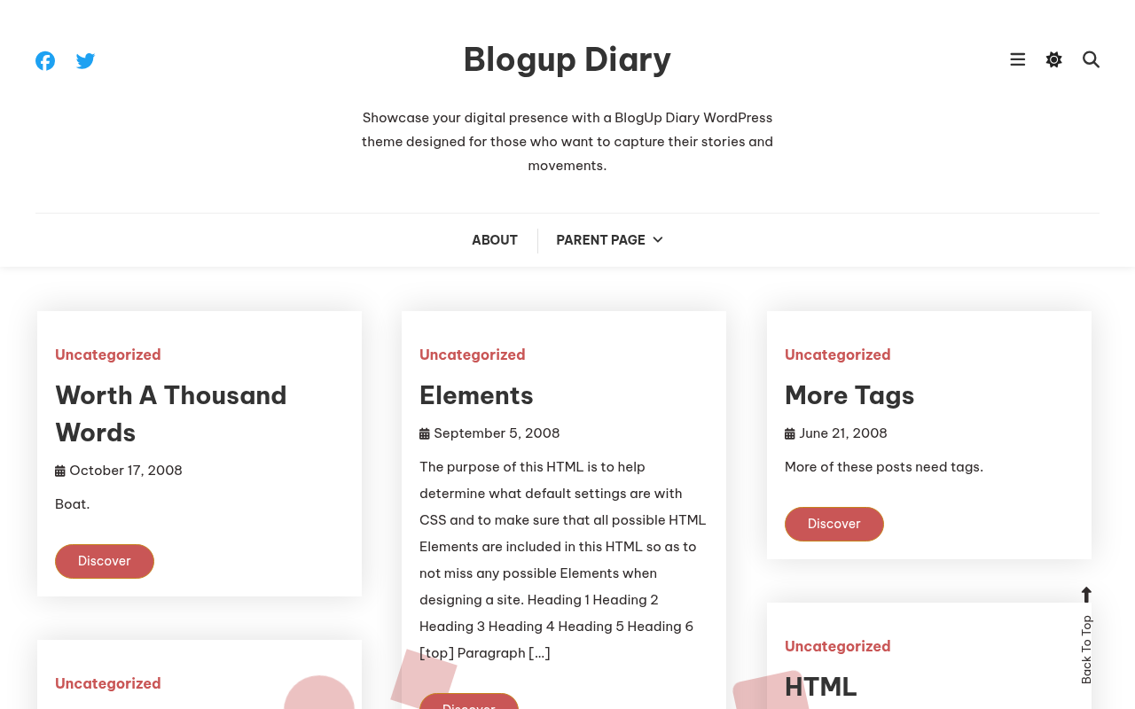 Десктоп — Blogup Diary