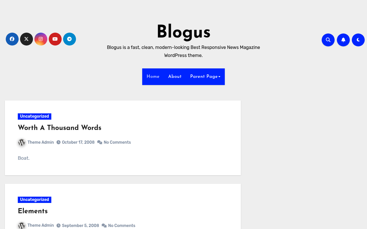Десктоп — Blogus