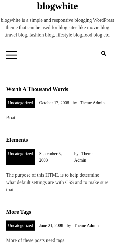 Мобильный вид — blogwhite