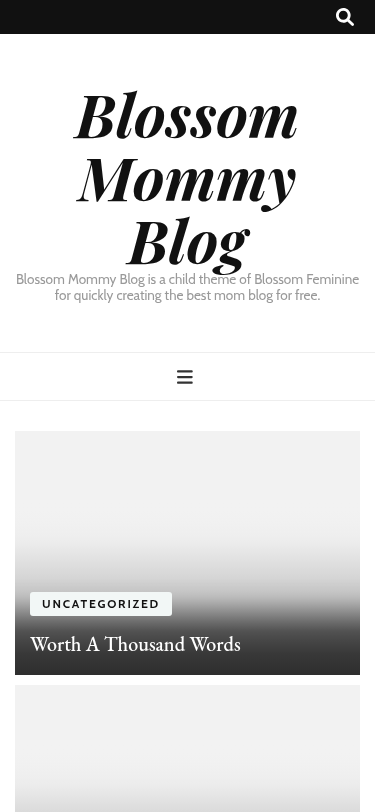 Мобильный вид — Blossom Mommy Blog