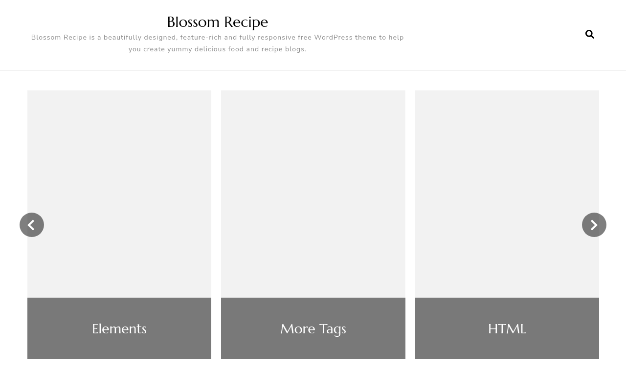 Десктоп — Blossom Recipe