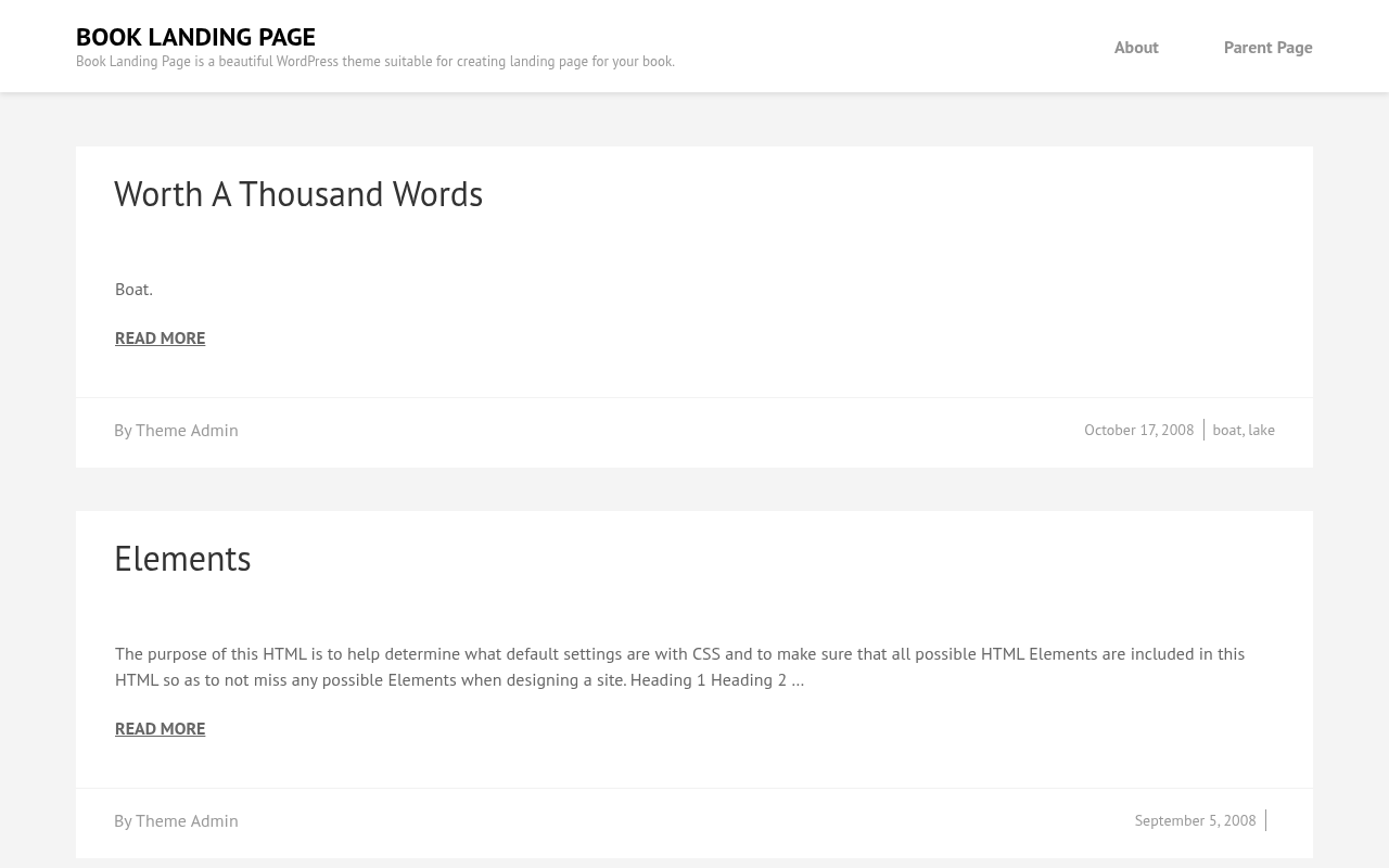 Десктоп — Book Landing Page