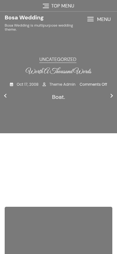 Мобильный вид — Bosa Wedding