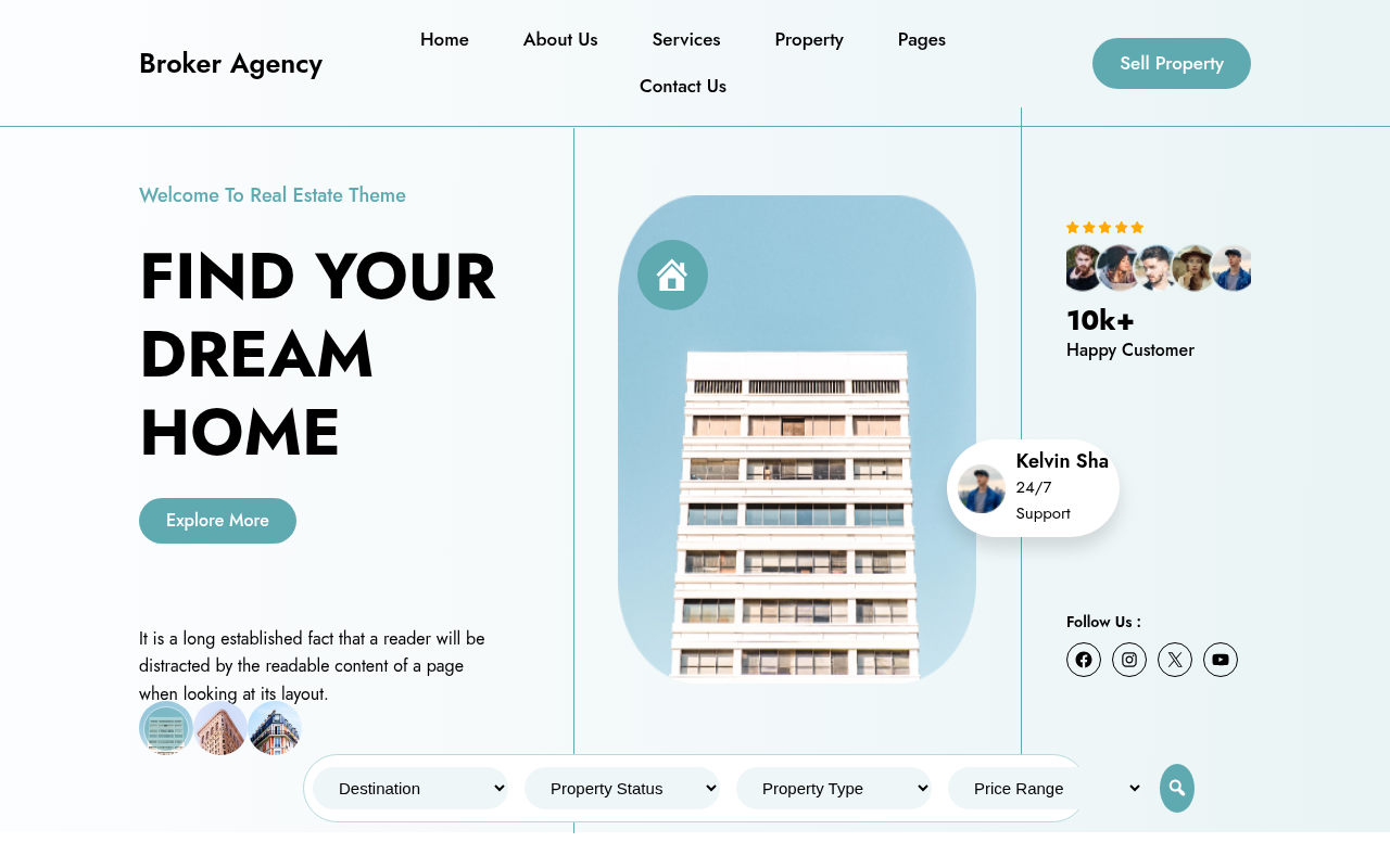Десктоп — Broker Agency