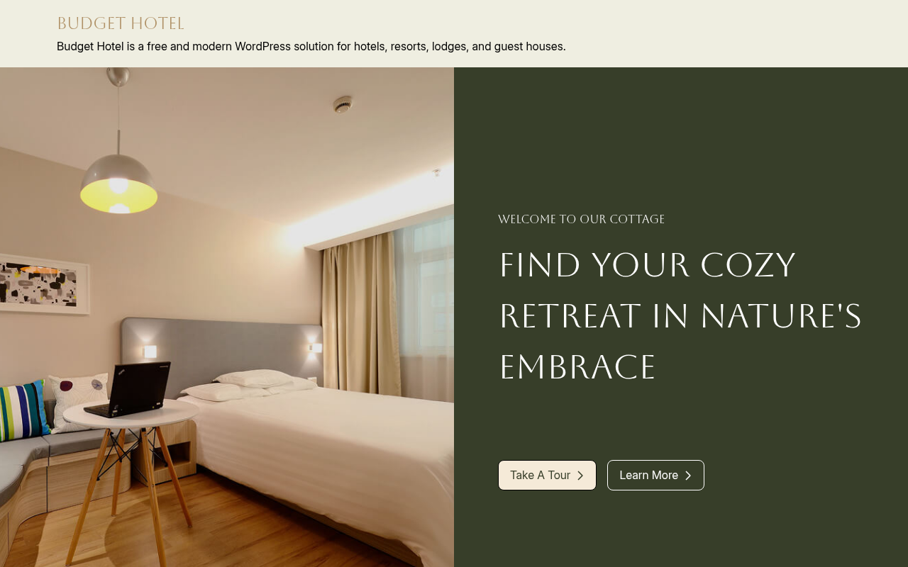 Десктоп — Budget Hotel