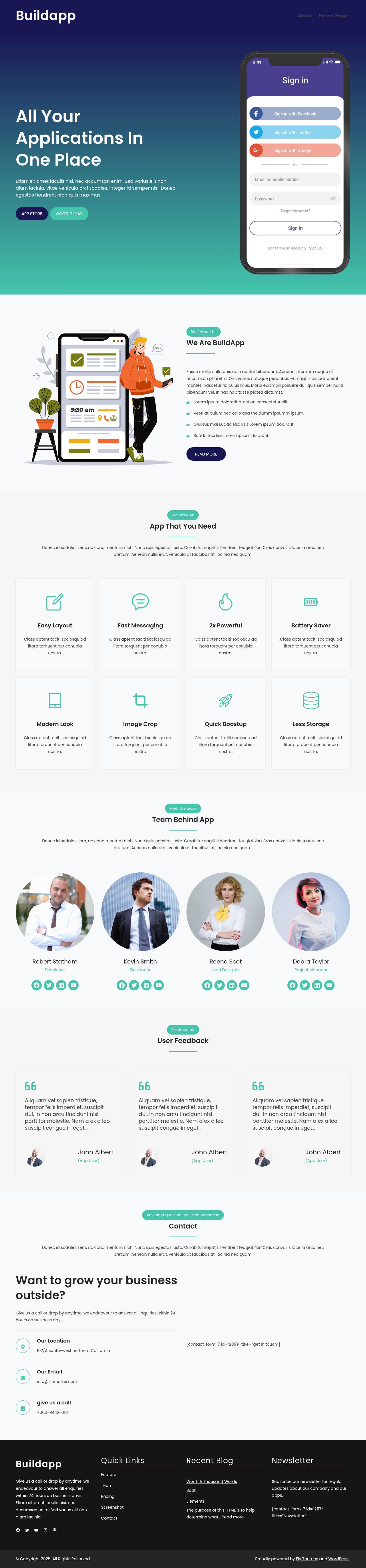 Десктоп (ниже) — Buildapp