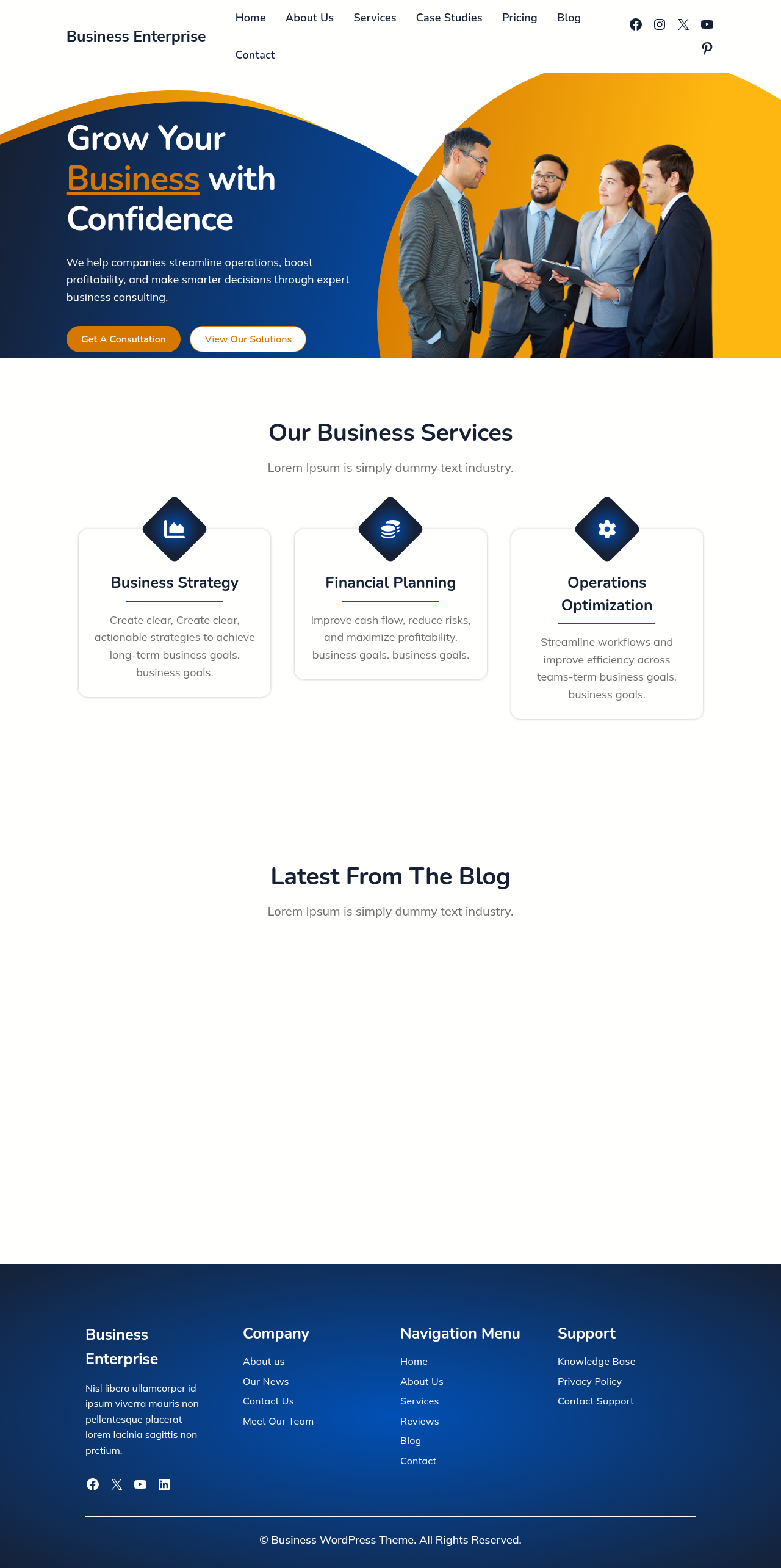 Десктоп (ниже) — Business Enterprise