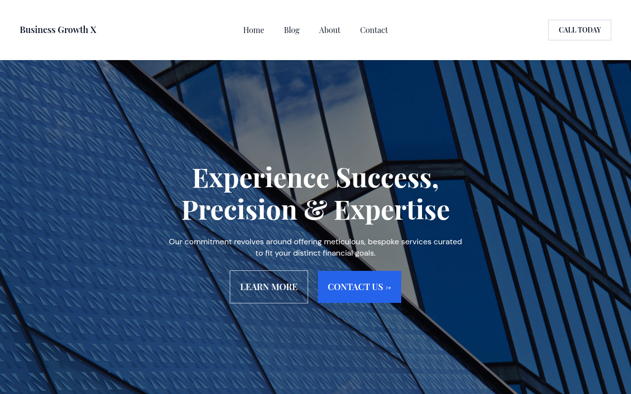 Десктоп — Business Growth X