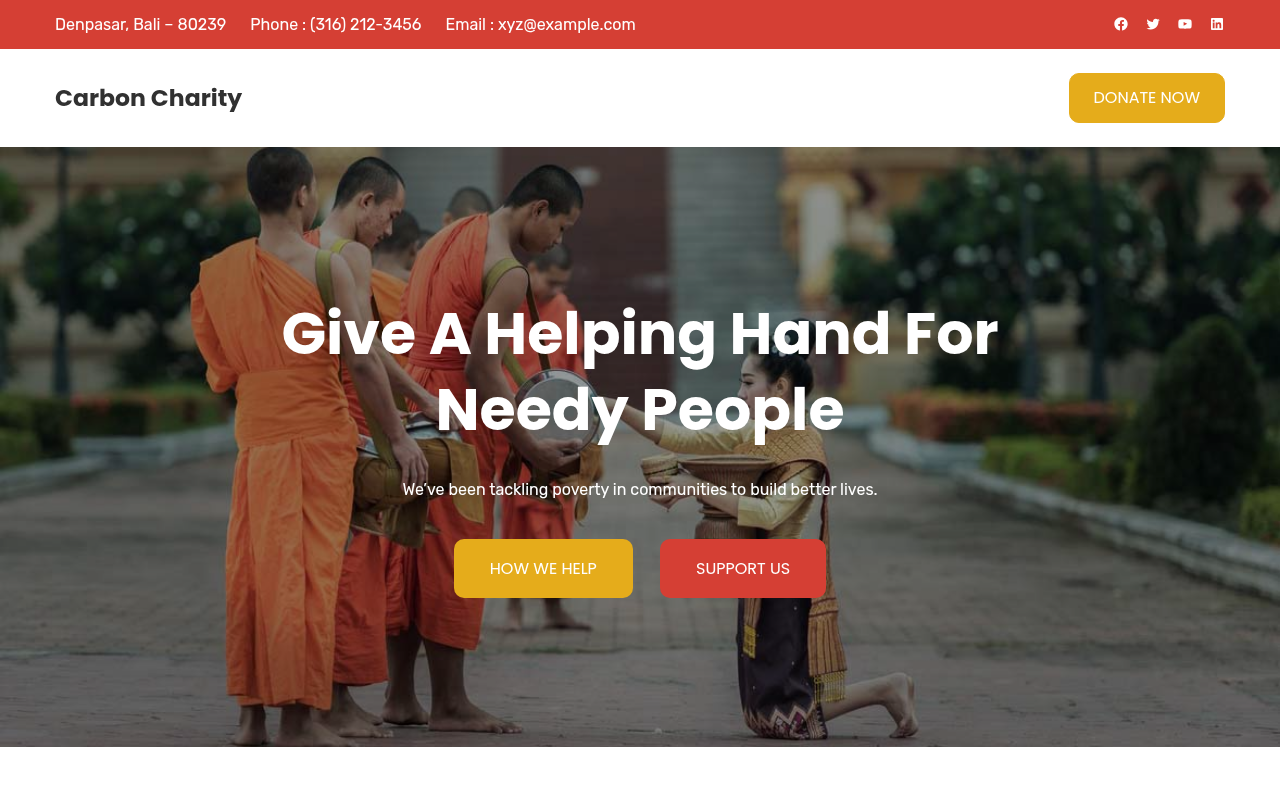 Десктоп — Carbon Charity