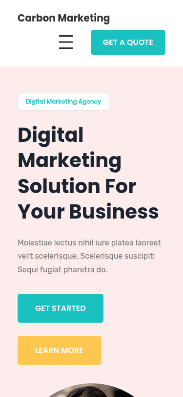 Мобильный вид — Carbon Marketing