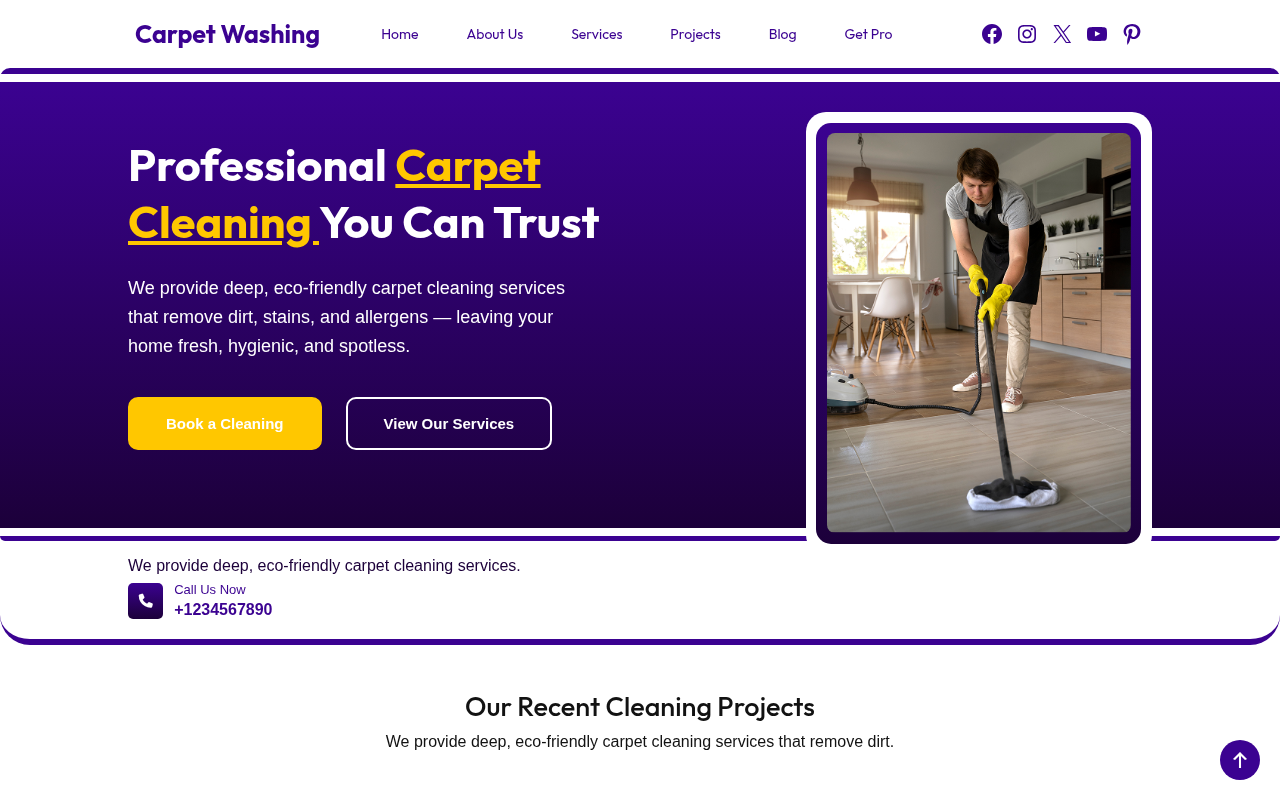 Десктоп — Carpet Washing