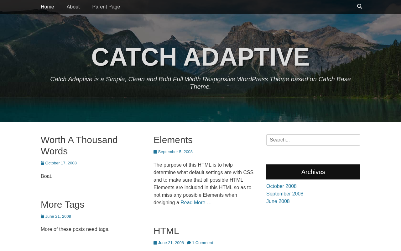 Десктоп — Catch Adaptive