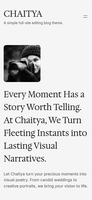 Мобильный вид — Chaitya