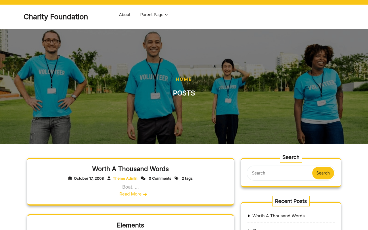 Десктоп — Charity Foundation