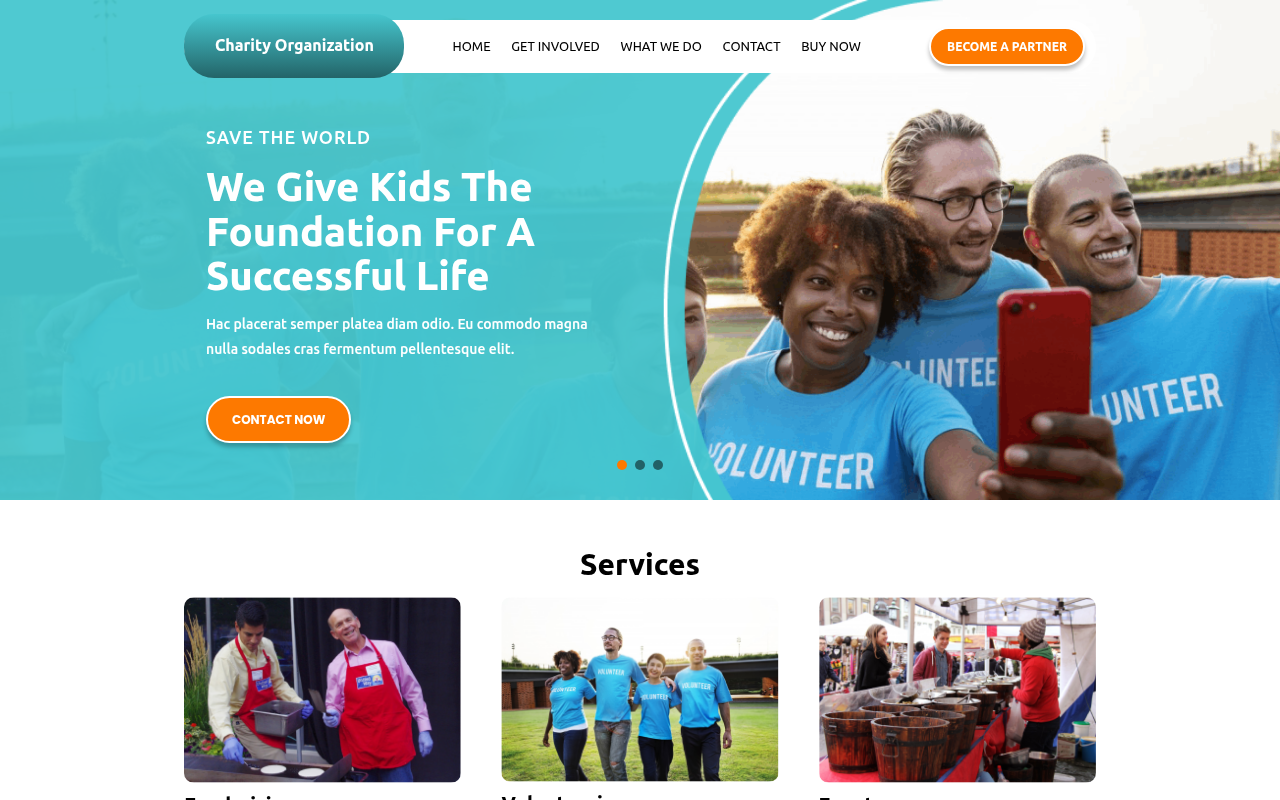 Десктоп — Charity Organization