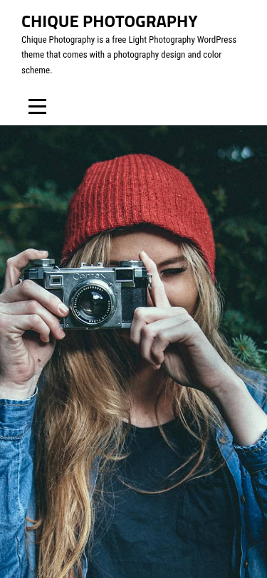 Мобильный вид — Chique Photography