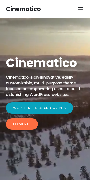Мобильный вид — Cinematico
