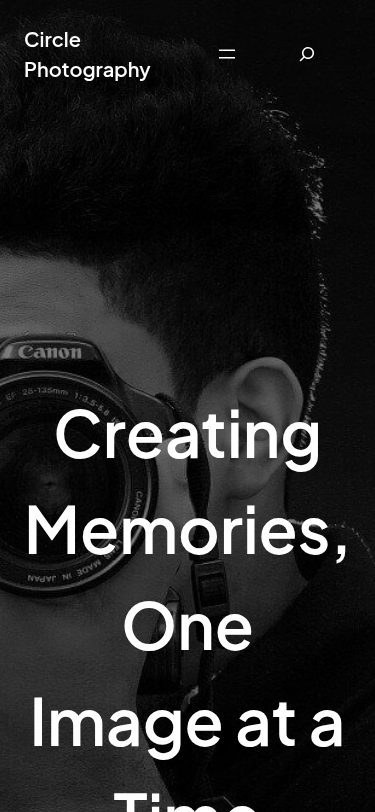 Мобильный вид — Circle Photography