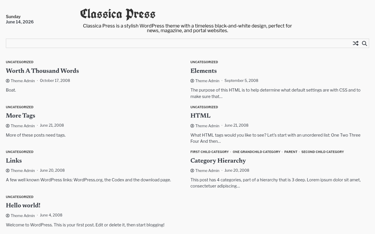 Десктоп — Classica Press