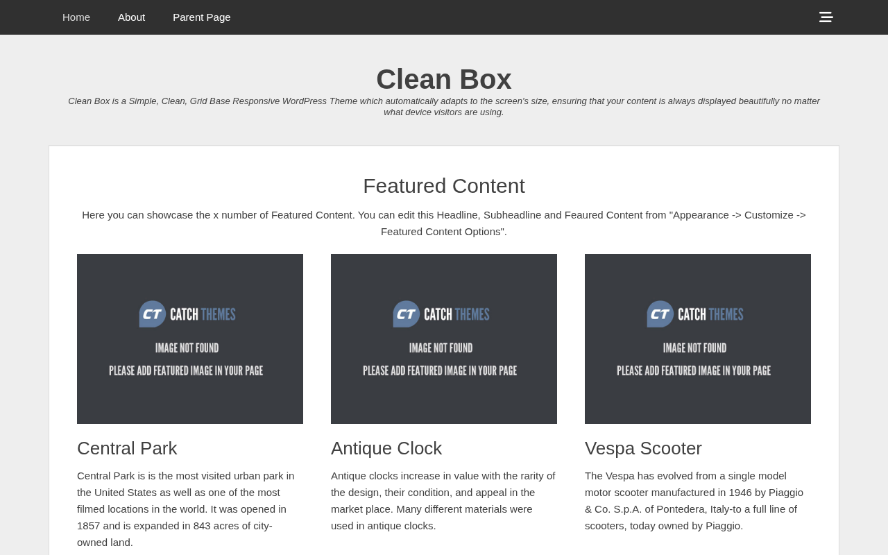 Десктоп — Clean Box