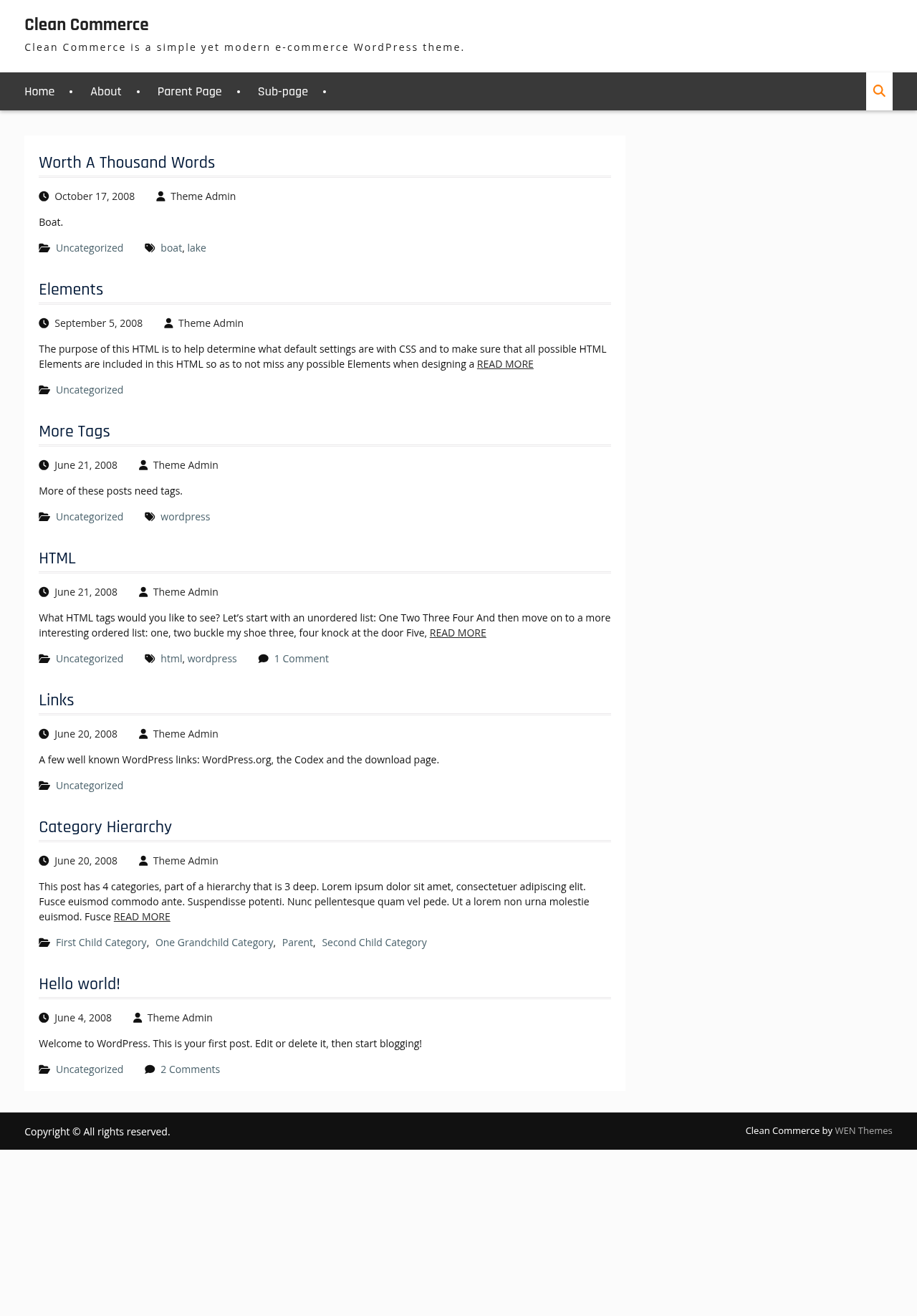 Десктоп (ниже) — Clean Commerce