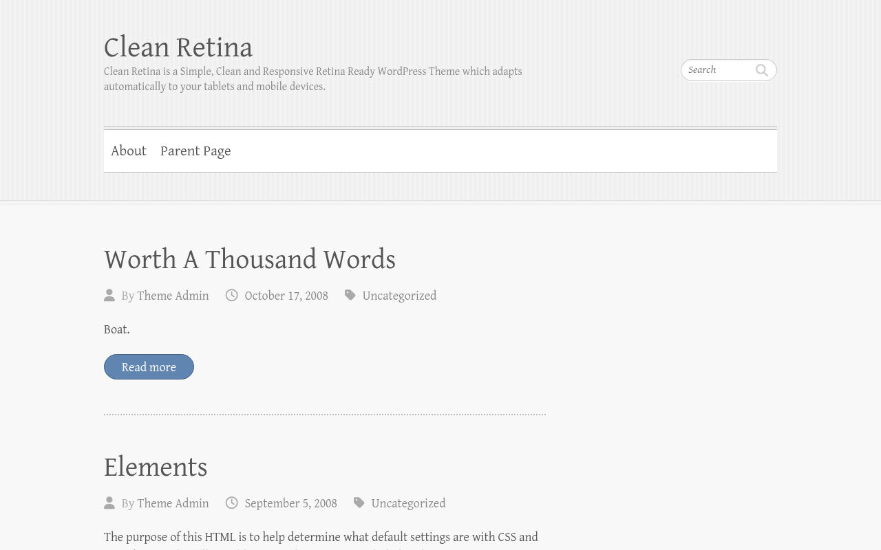Десктоп — Clean Retina