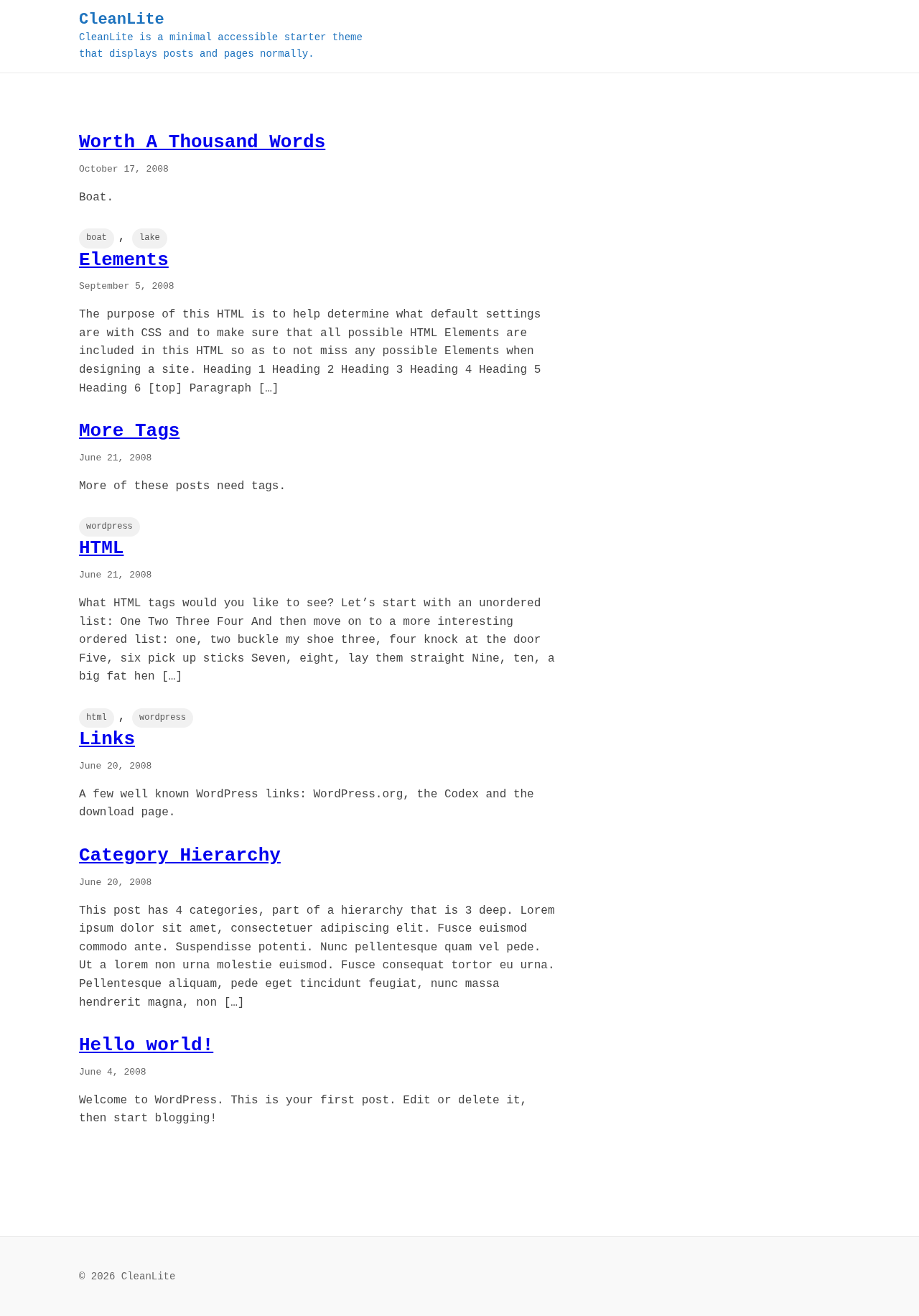 Десктоп (ниже) — CleanLite