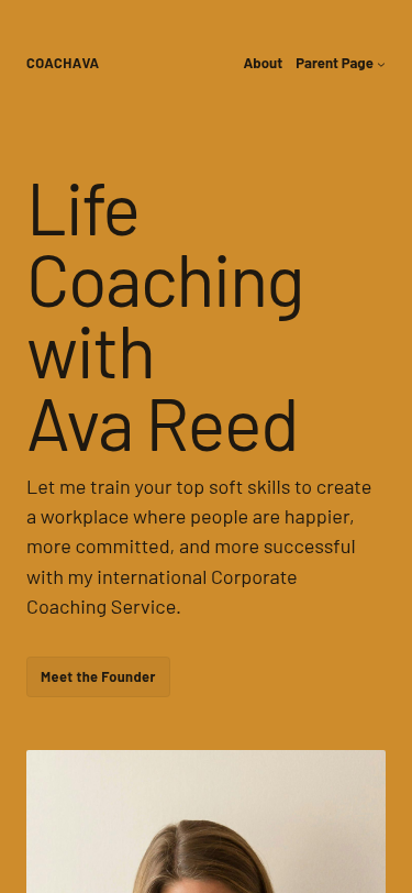 Мобильный вид — CoachAva