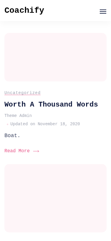 Мобильный вид — Coachify