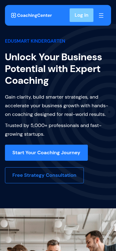Мобильный вид — Coaching Center