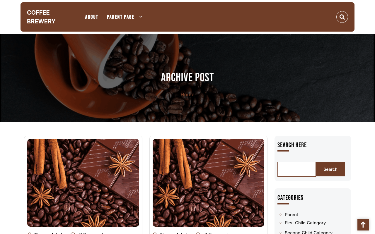 Десктоп — Coffee Brewery