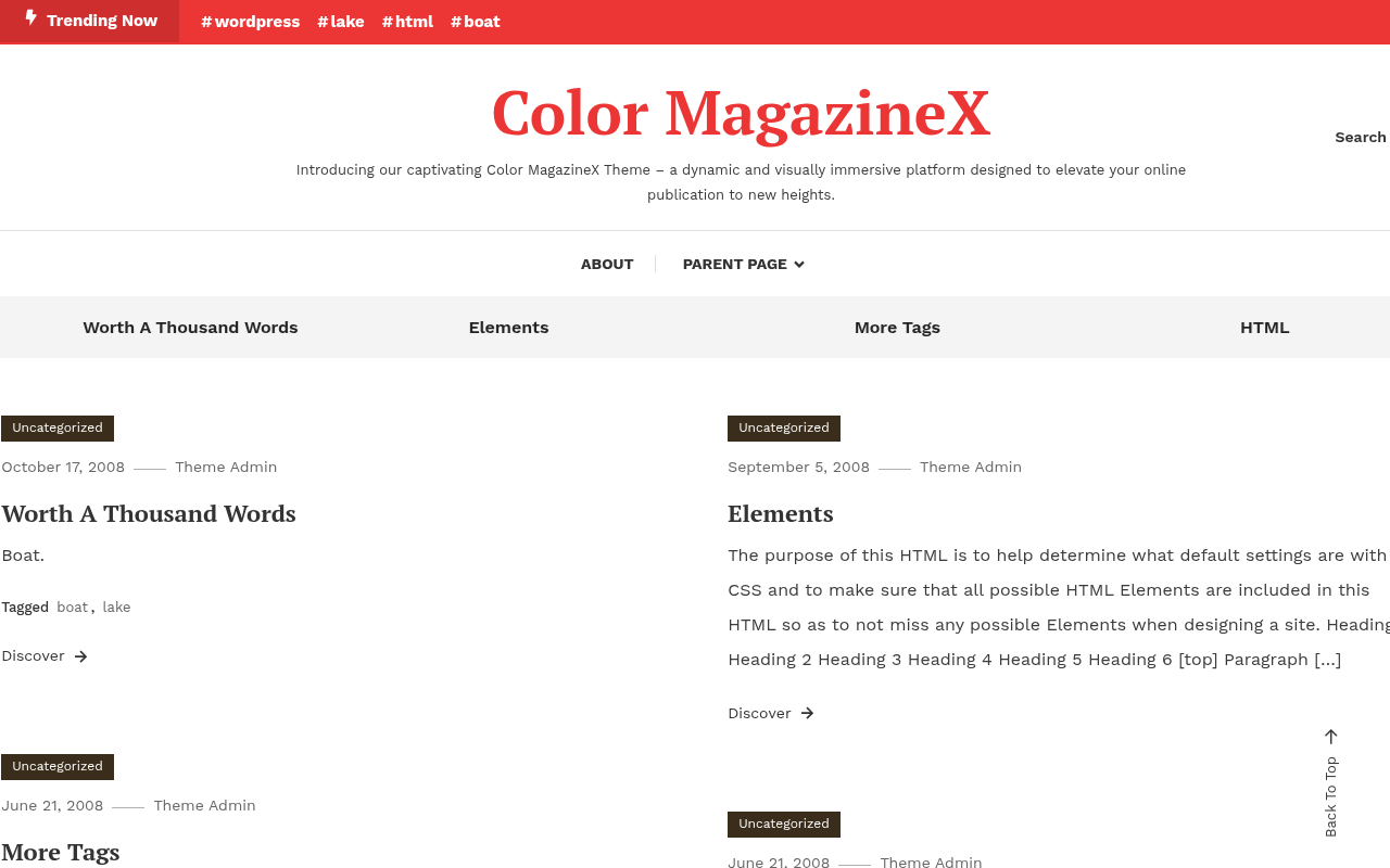 Десктоп — Color MagazineX