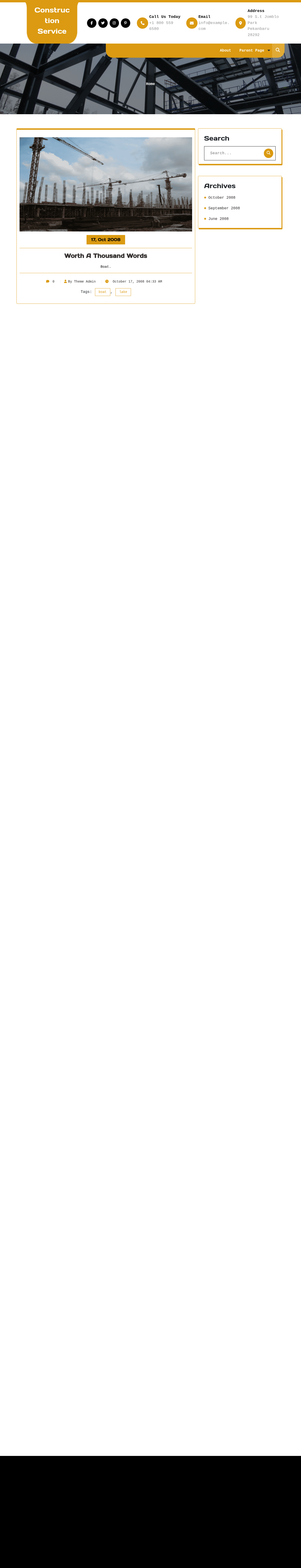 Десктоп (ниже) — Construction Service