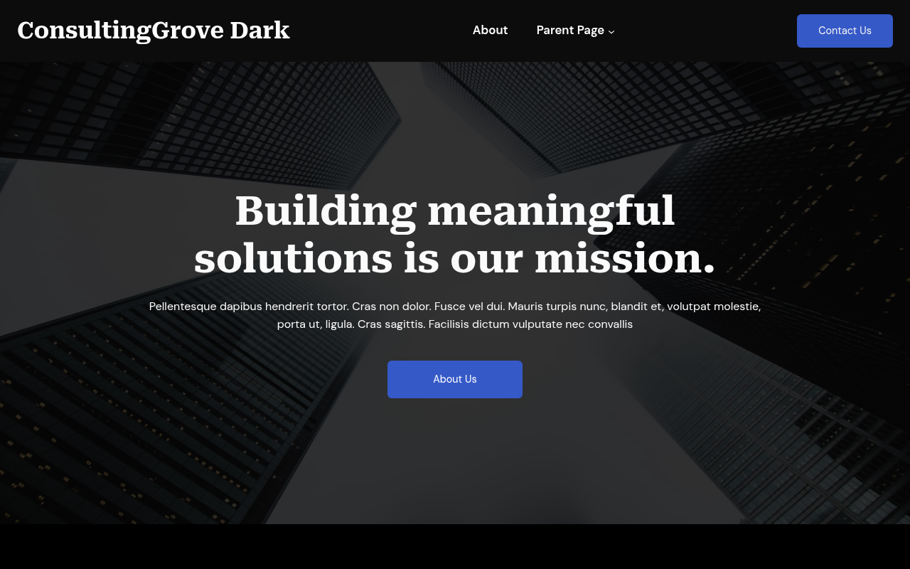 Десктоп — ConsultingGrove Dark