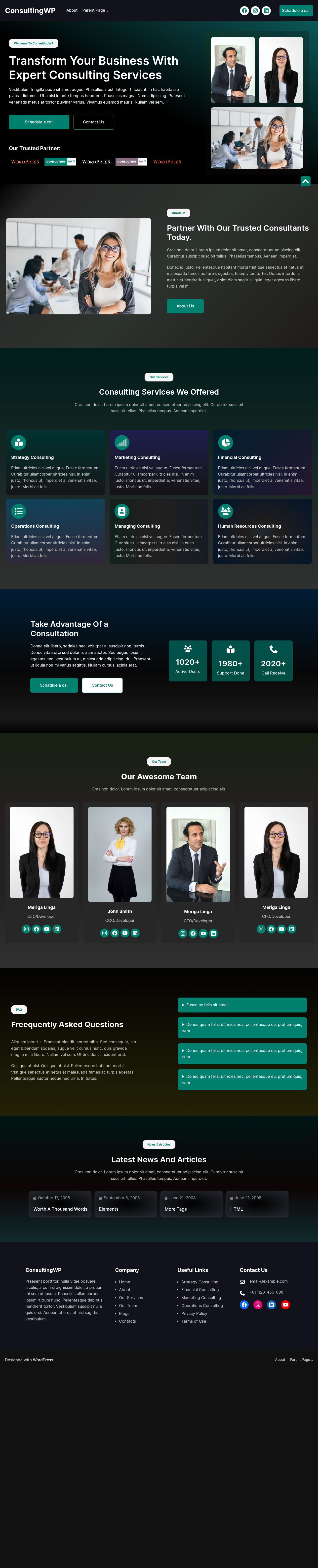 Десктоп (ниже) — ConsultingWP