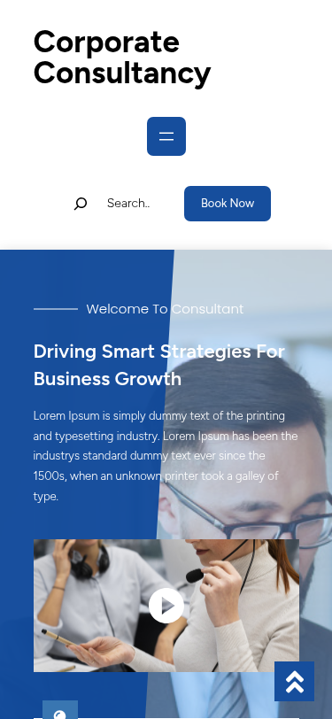 Мобильный вид — Corporate Consultancy