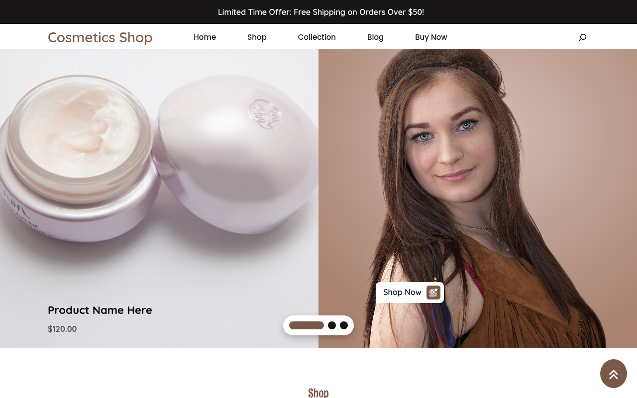 Десктоп — Cosmetics Shop
