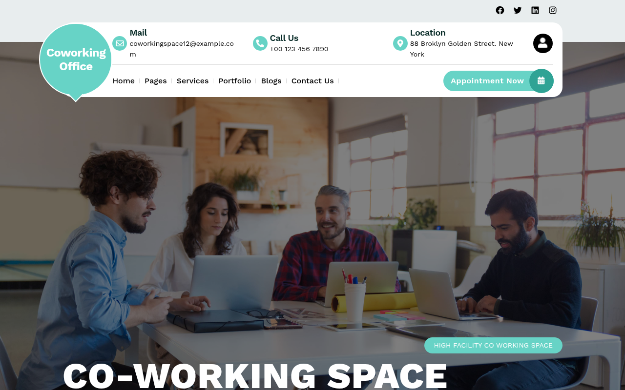 Десктоп — Coworking Office