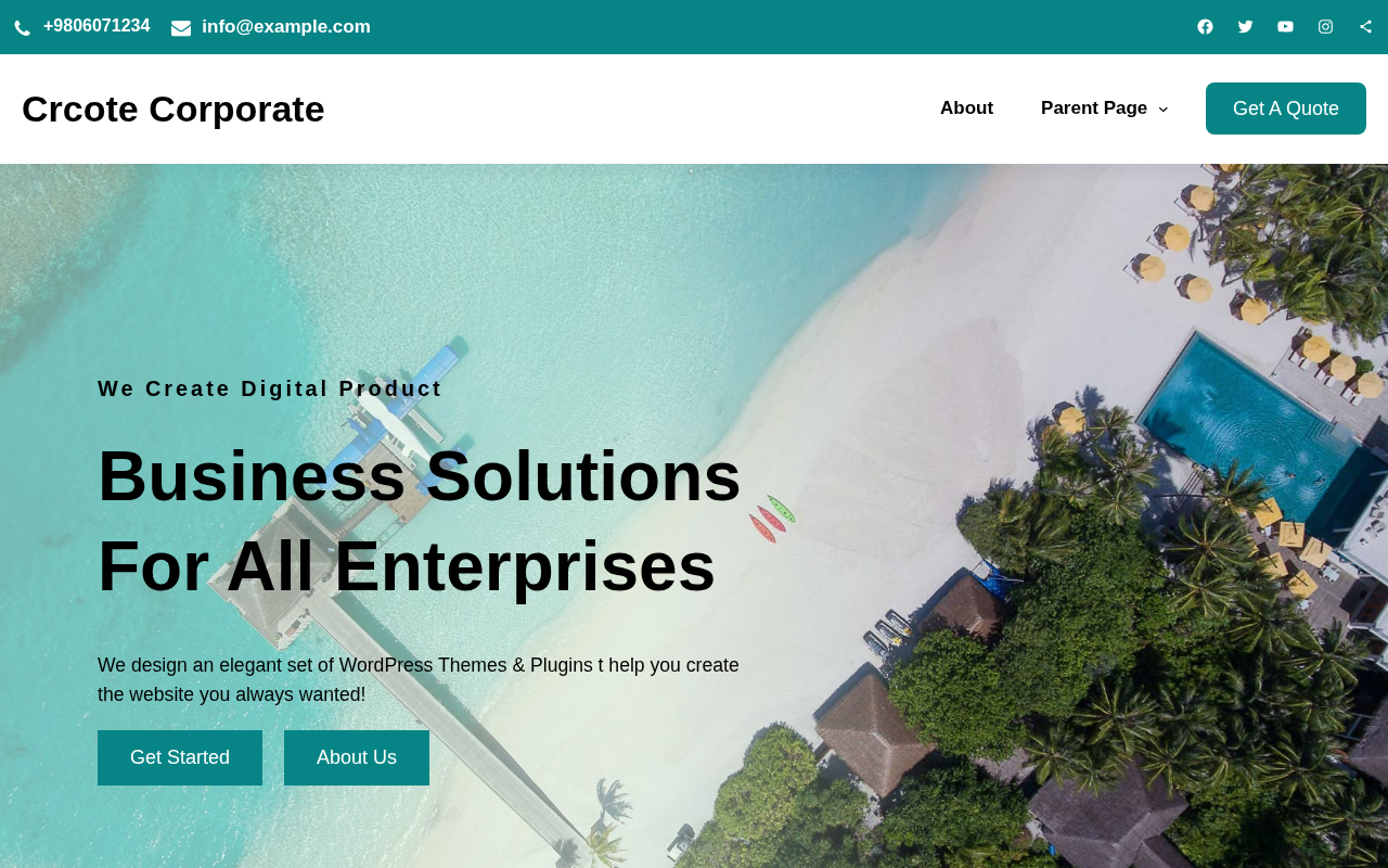 Десктоп — Crcote Corporate