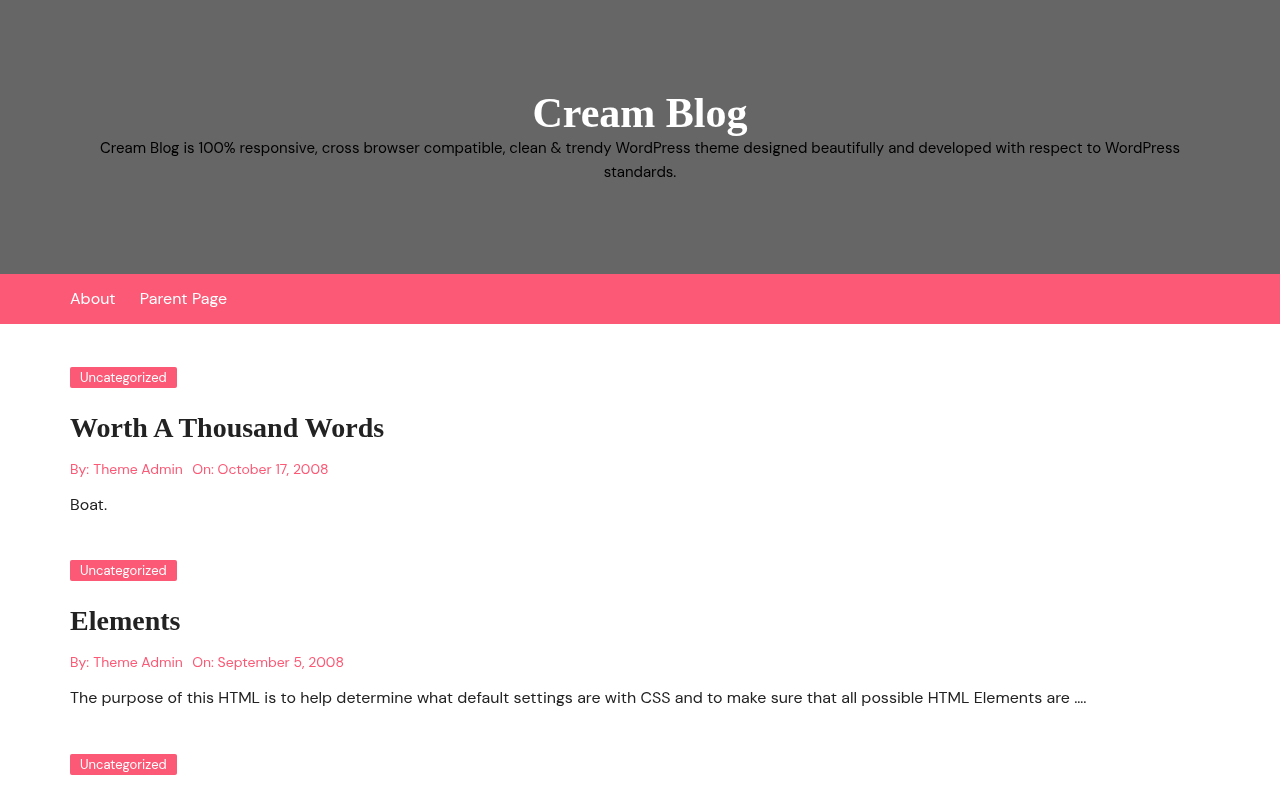 Десктоп — Cream Blog