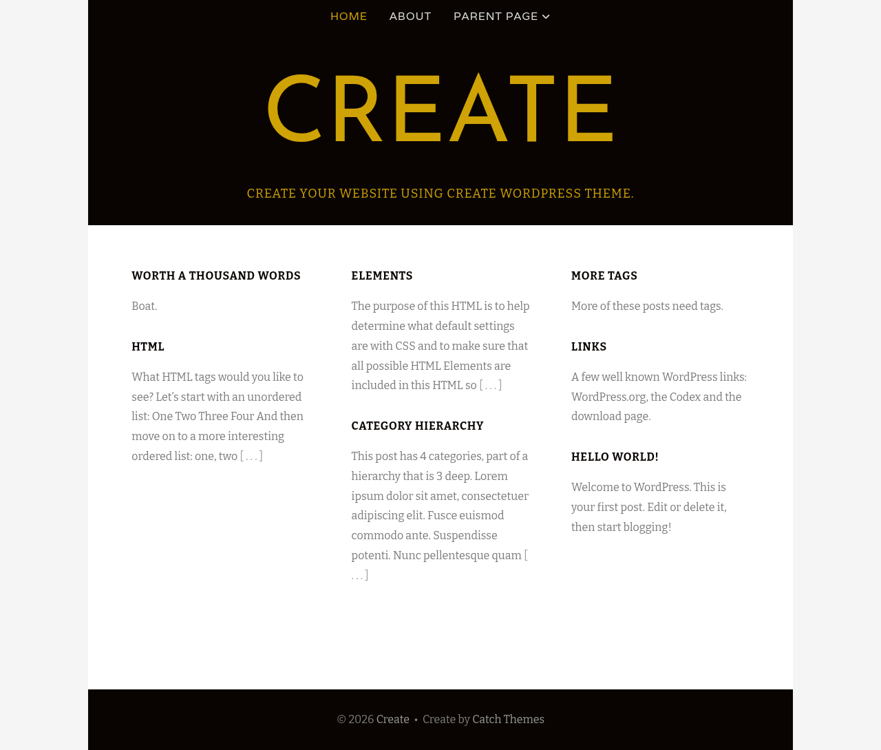Десктоп (ниже) — Create