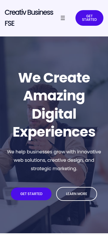 Мобильный вид — Creativ Business FSE