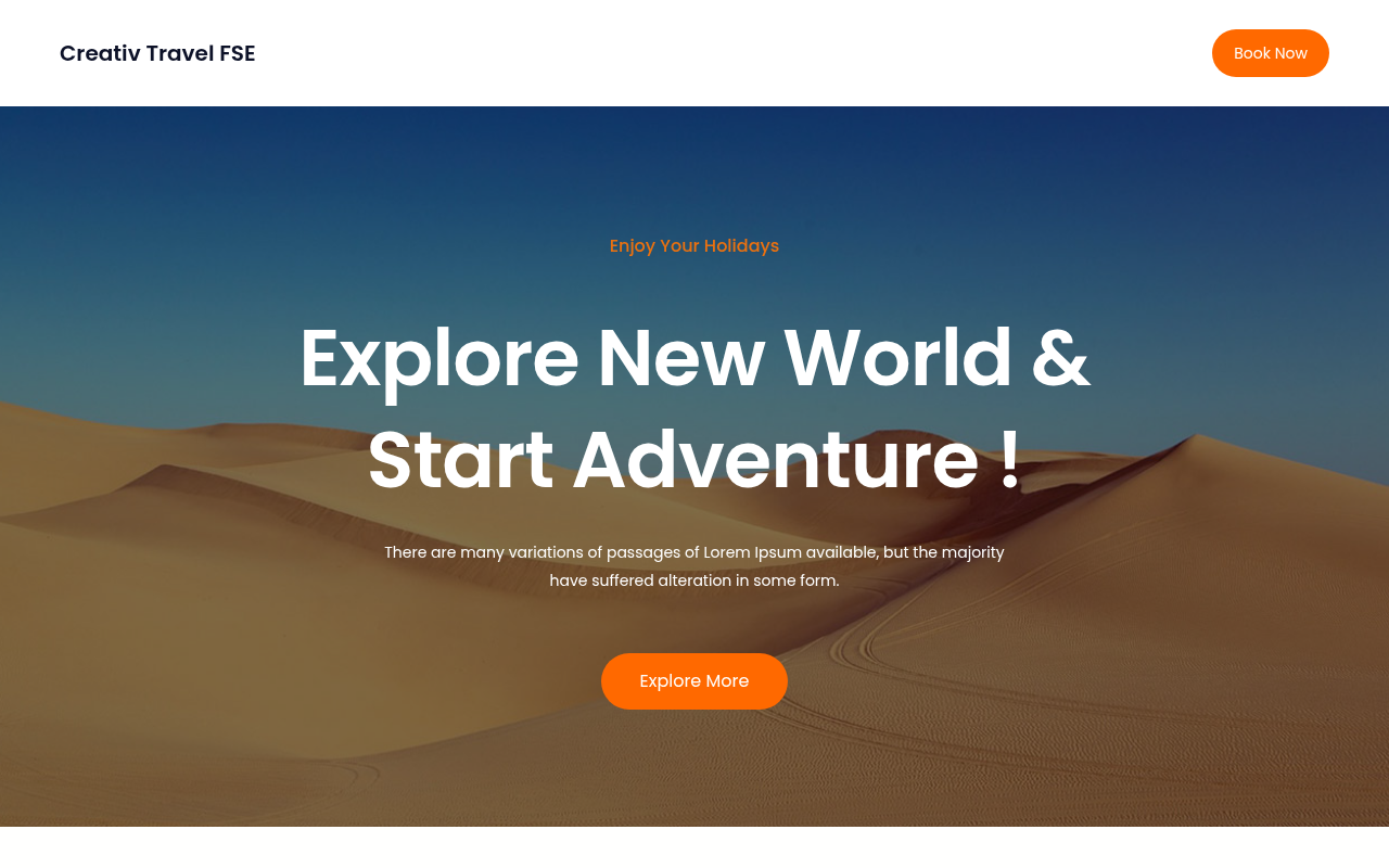 Десктоп — Creativ Travel FSE