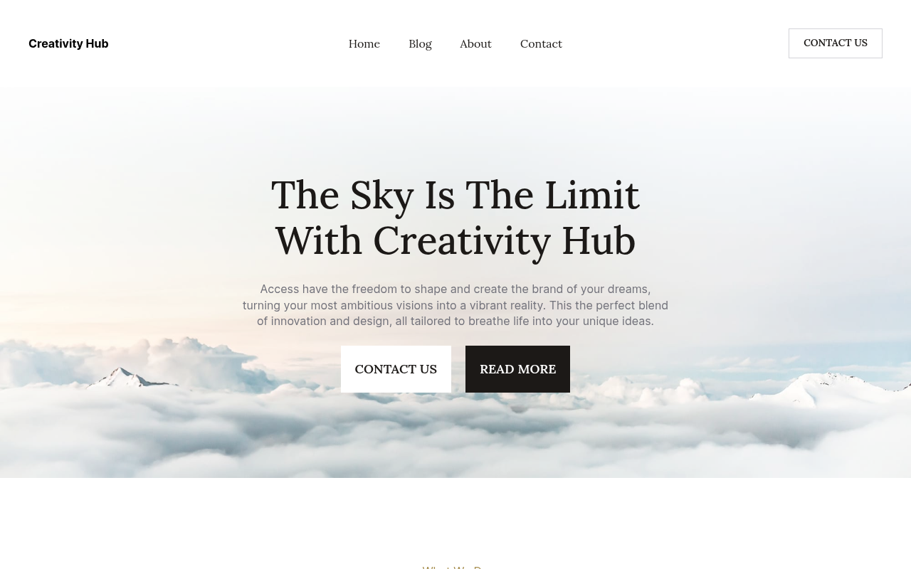 Десктоп — Creativity Hub