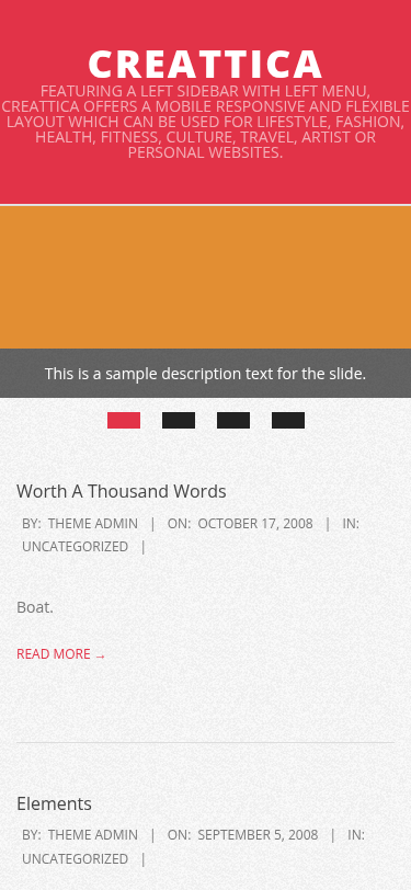 Мобильный вид — Creattica