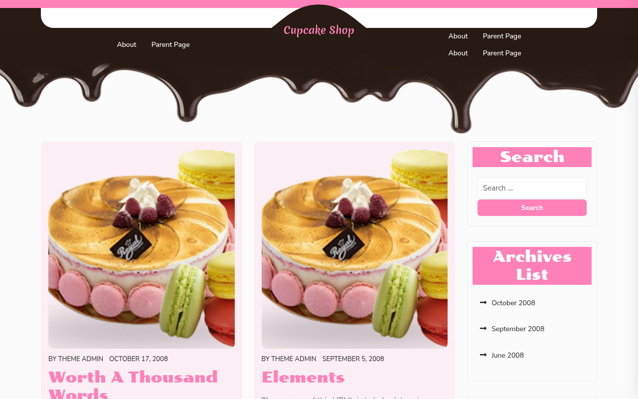 Десктоп — Cupcake Shop