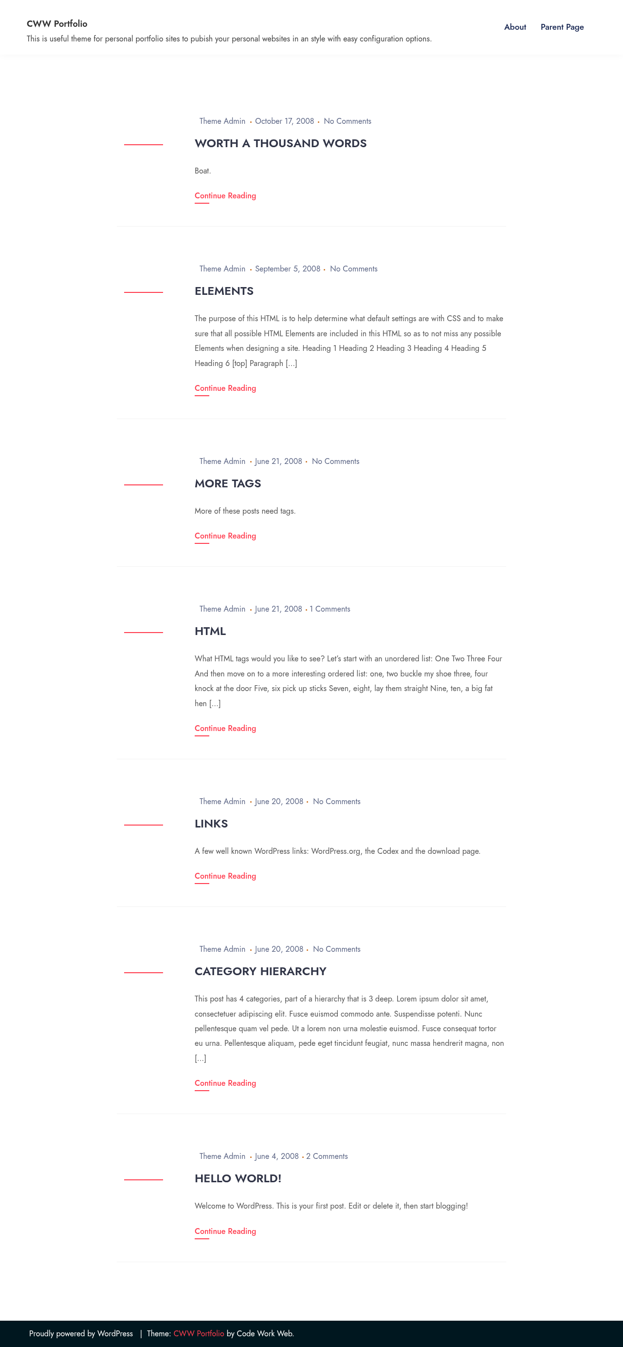 Десктоп (ниже) — CWW Portfolio
